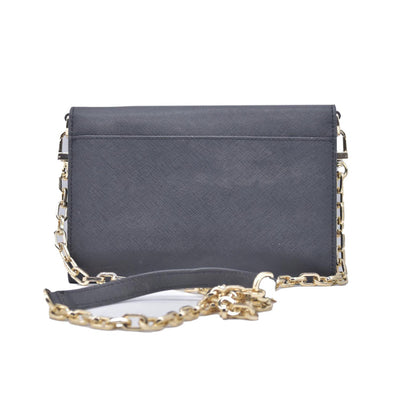 Tory Burch Robinson Chain Wallet Crossbody Black CONSIGNMENT