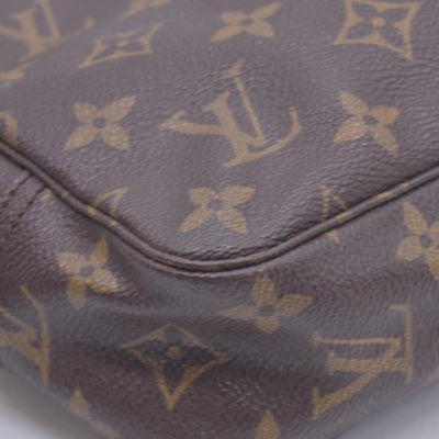 $520 1985 LOUIS VUITTON Monogram Trousse Toilette 23 Cosmetic Pouch Brown 855 CONSIGNMENT