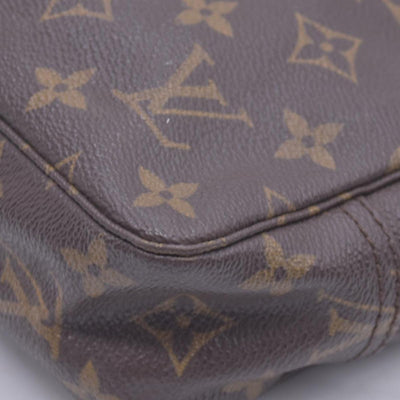 $520 1985 LOUIS VUITTON Monogram Trousse Toilette 23 Cosmetic Pouch Brown 855 CONSIGNMENT