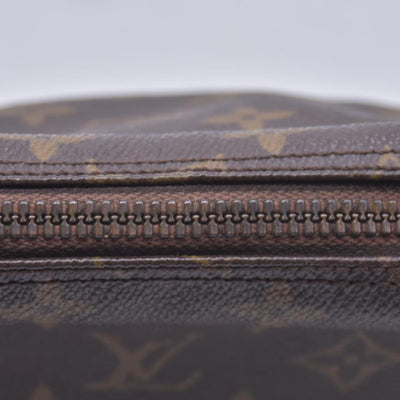 $520 1985 LOUIS VUITTON Monogram Trousse Toilette 23 Cosmetic Pouch Brown 855 CONSIGNMENT