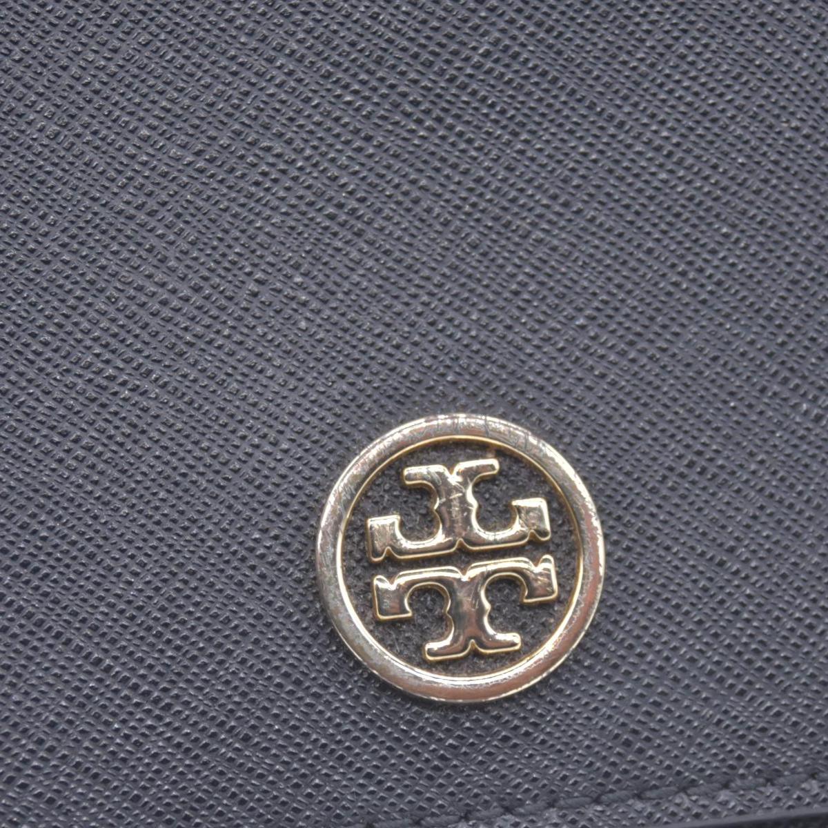 Tory Burch Robinson Chain Wallet Crossbody Black CONSIGNMENT