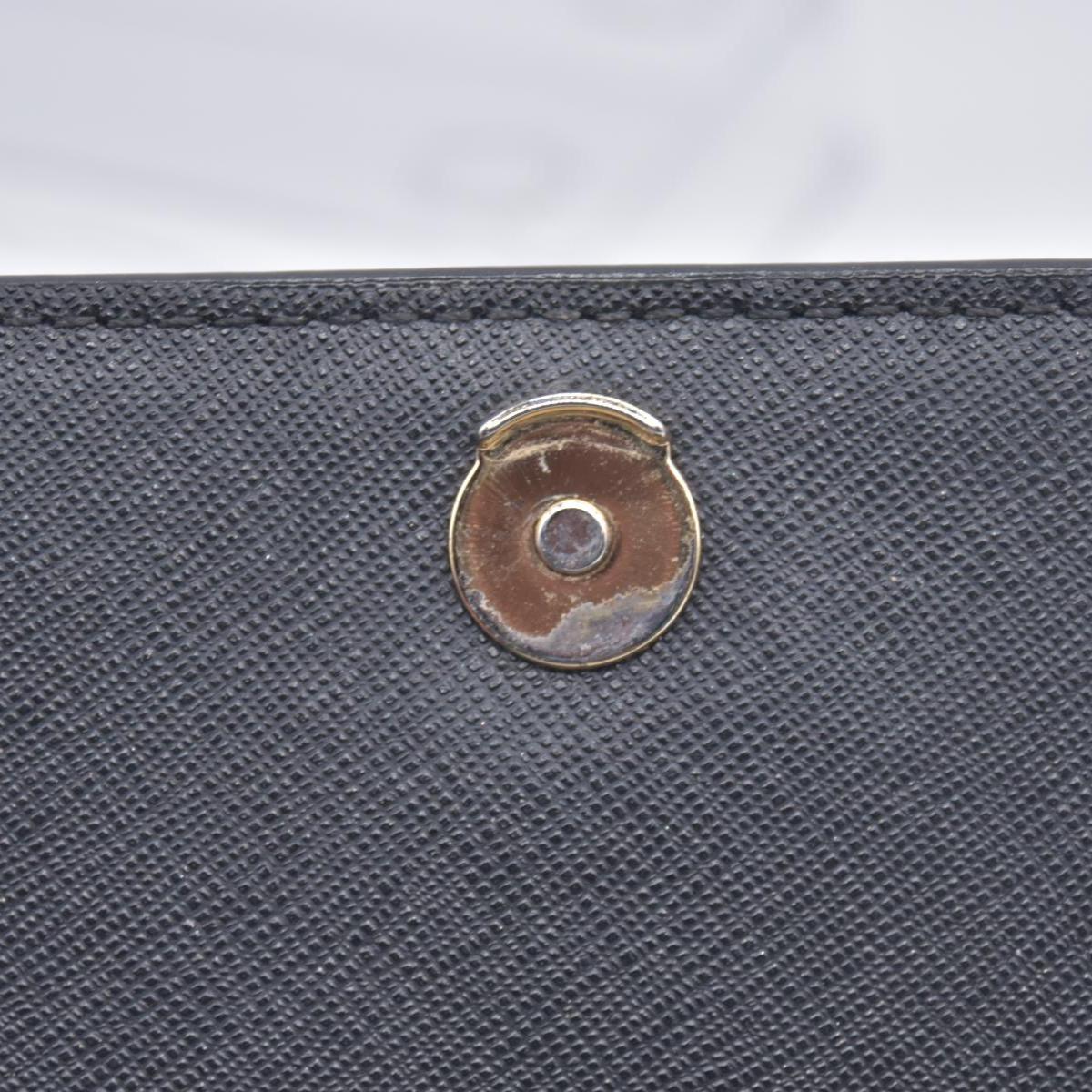 Tory Burch Robinson Chain Wallet Crossbody Black CONSIGNMENT