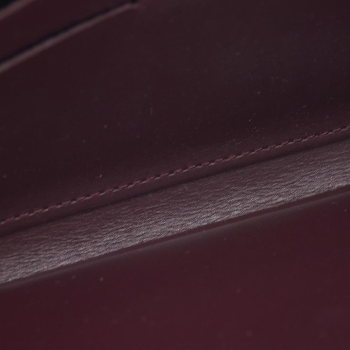 $840 Louis Vuitton Vintage Monogram Vernis Sarah Wallet Burgundy