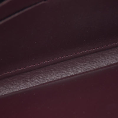 $840 Louis Vuitton Vintage Monogram Vernis Sarah Wallet Burgundy