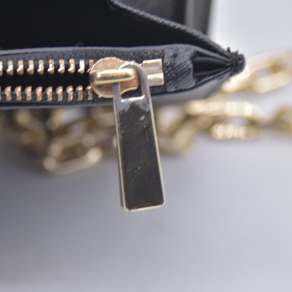 Tory Burch Robinson Chain Wallet Crossbody Black CONSIGNMENT