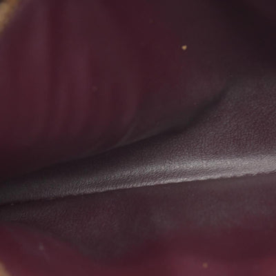 $840 Louis Vuitton Vintage Monogram Vernis Sarah Wallet Burgundy