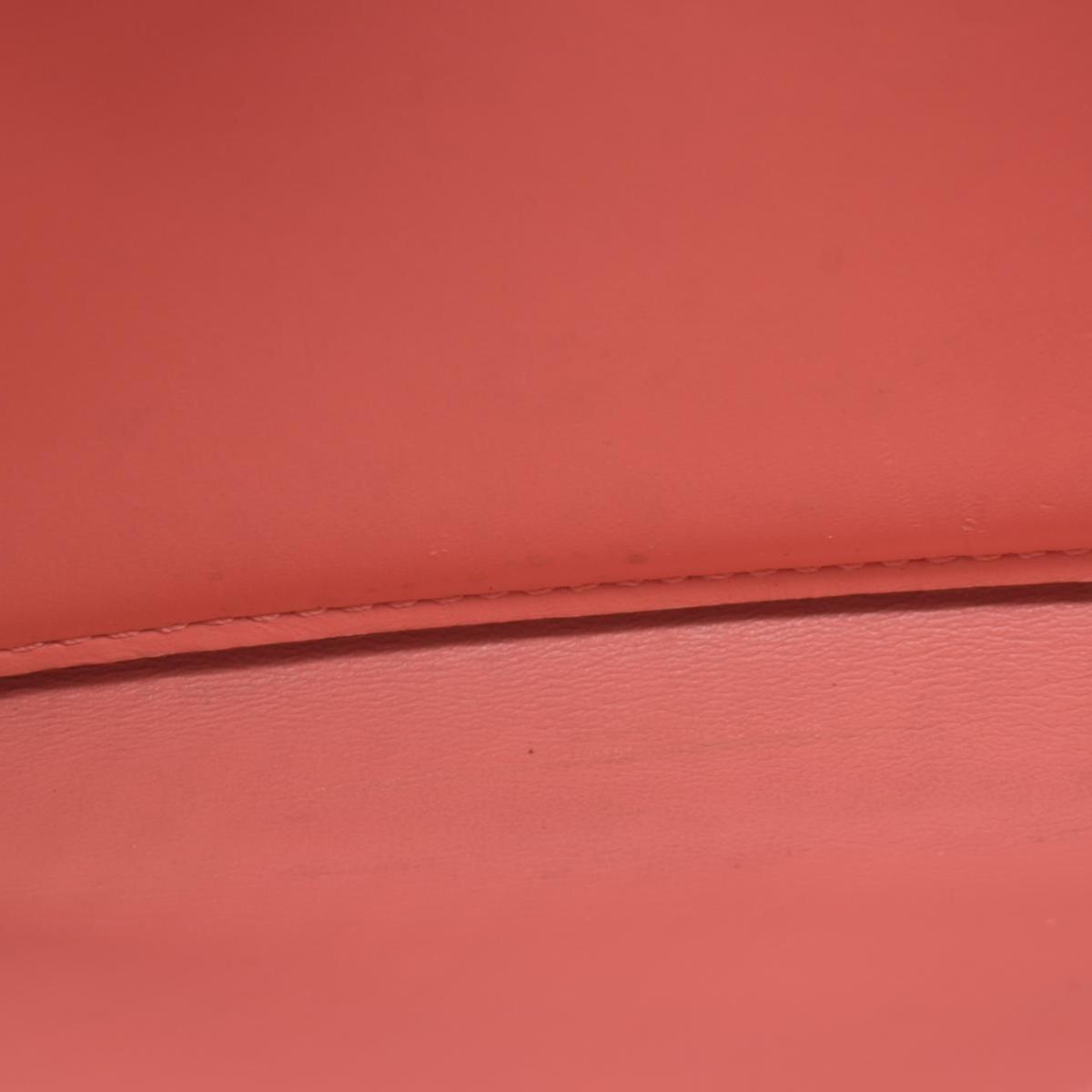 $880 Louis Vuitton LOUIS VUITTON Sarah Bi-fold Long Wallet Leather Vernis Pink Poppy Petal