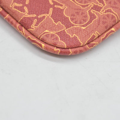 $430 Celine Vintage Le Horse Carriage Key Chain Wallet CONSIGNMENT