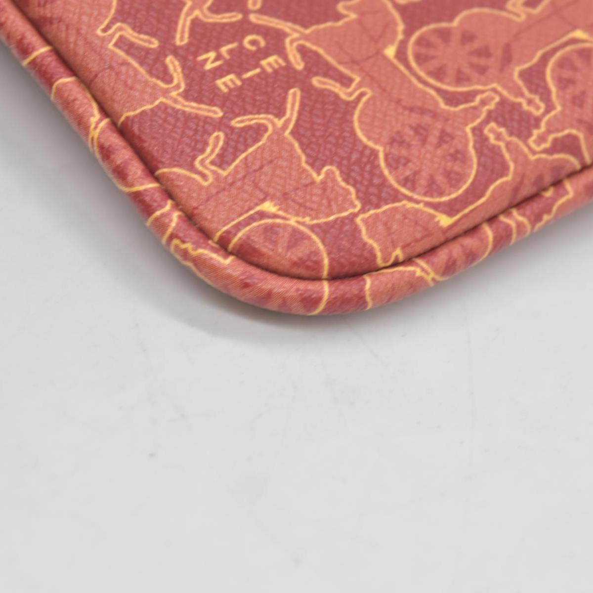 $430 Celine Vintage Le Horse Carriage Key Chain Wallet CONSIGNMENT