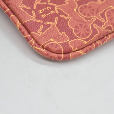 $430 Celine Vintage Le Horse Carriage Key Chain Wallet CONSIGNMENT