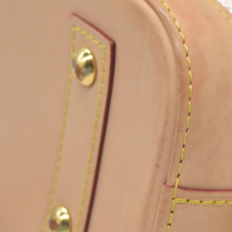 $2600 Louis Vuitton  Damierlicious Alma BB Rose Peach