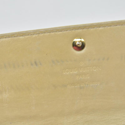 $840 Louis Vuitton Monogram Vernis Porte Feuille Sarah Long Bifold Wallet