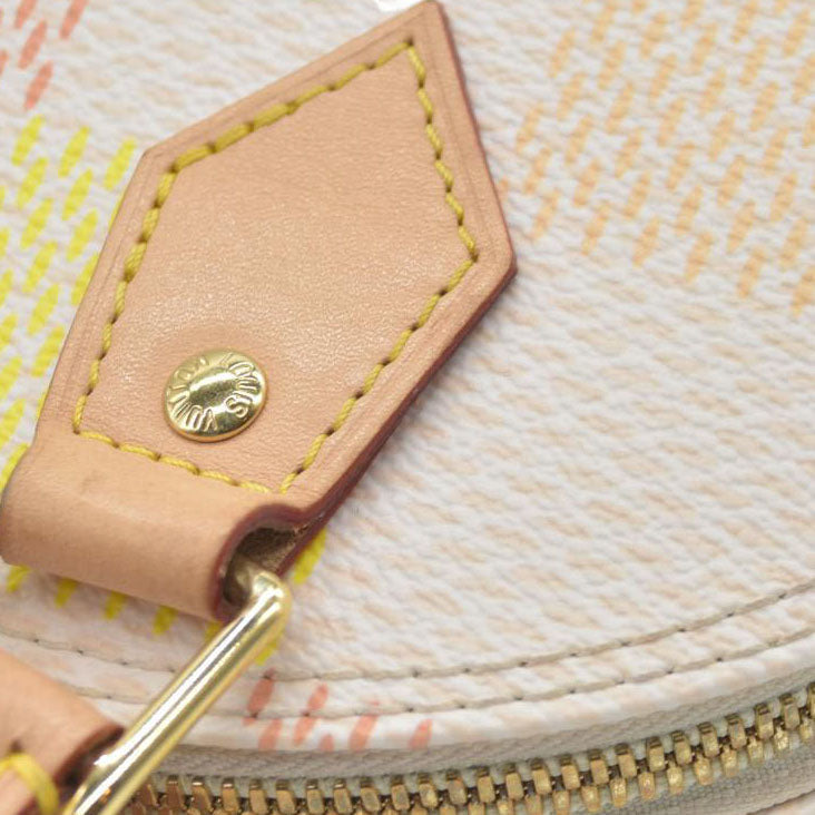 $2600 Louis Vuitton  Damierlicious Alma BB Rose Peach