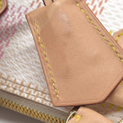 $2600 Louis Vuitton  Damierlicious Alma BB Rose Peach