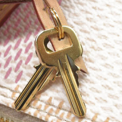 $2600 Louis Vuitton  Damierlicious Alma BB Rose Peach