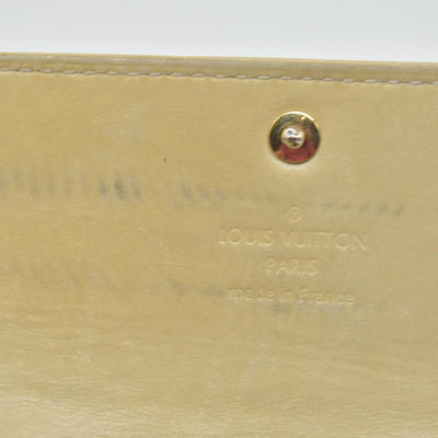 $840 Louis Vuitton Monogram Vernis Porte Feuille Sarah Long Bifold Wallet