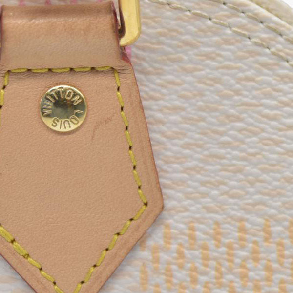 $2600 Louis Vuitton  Damierlicious Alma BB Rose Peach