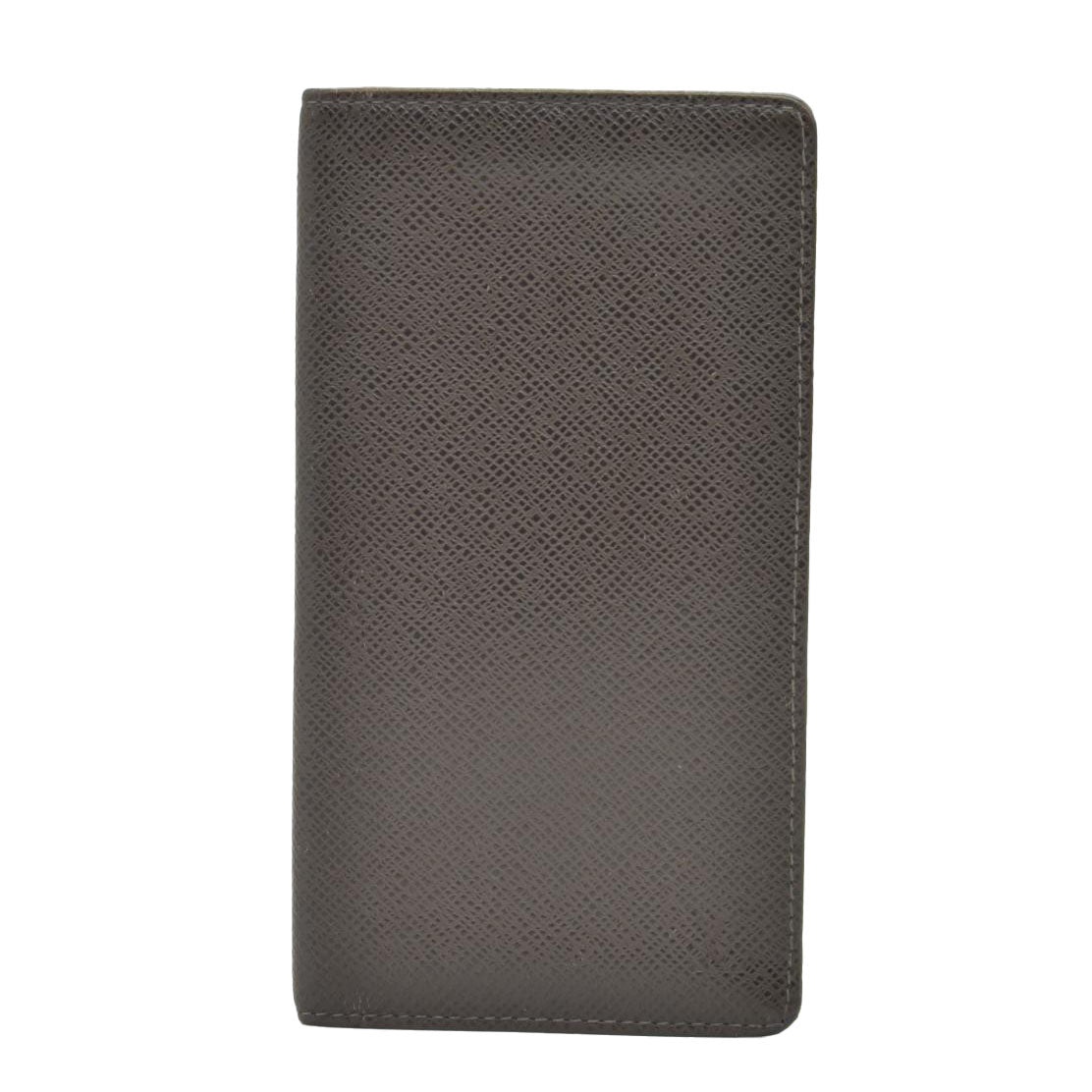 $835 Louis Vuitton Taiga Brown Leather Bifold Wallet CONSIGNMENT