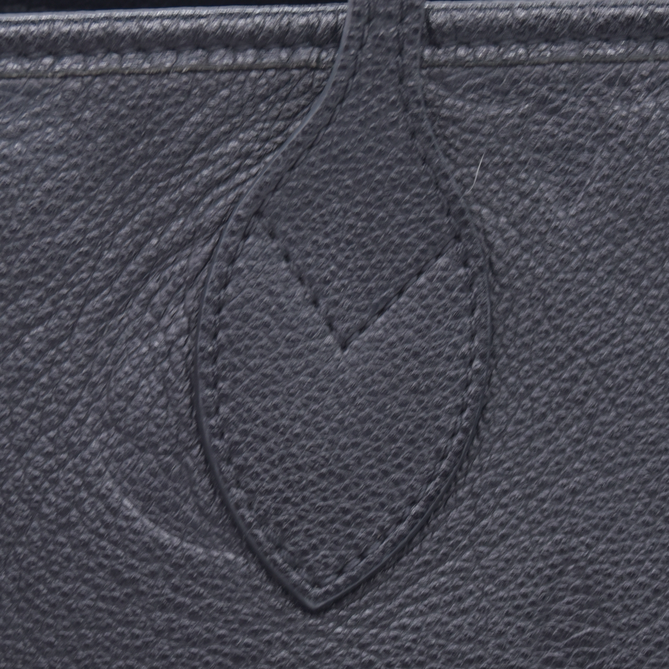 $3050 Louis Vuitton Empreinte Monogram Giant Neverfull MM Black FRANCE RFID