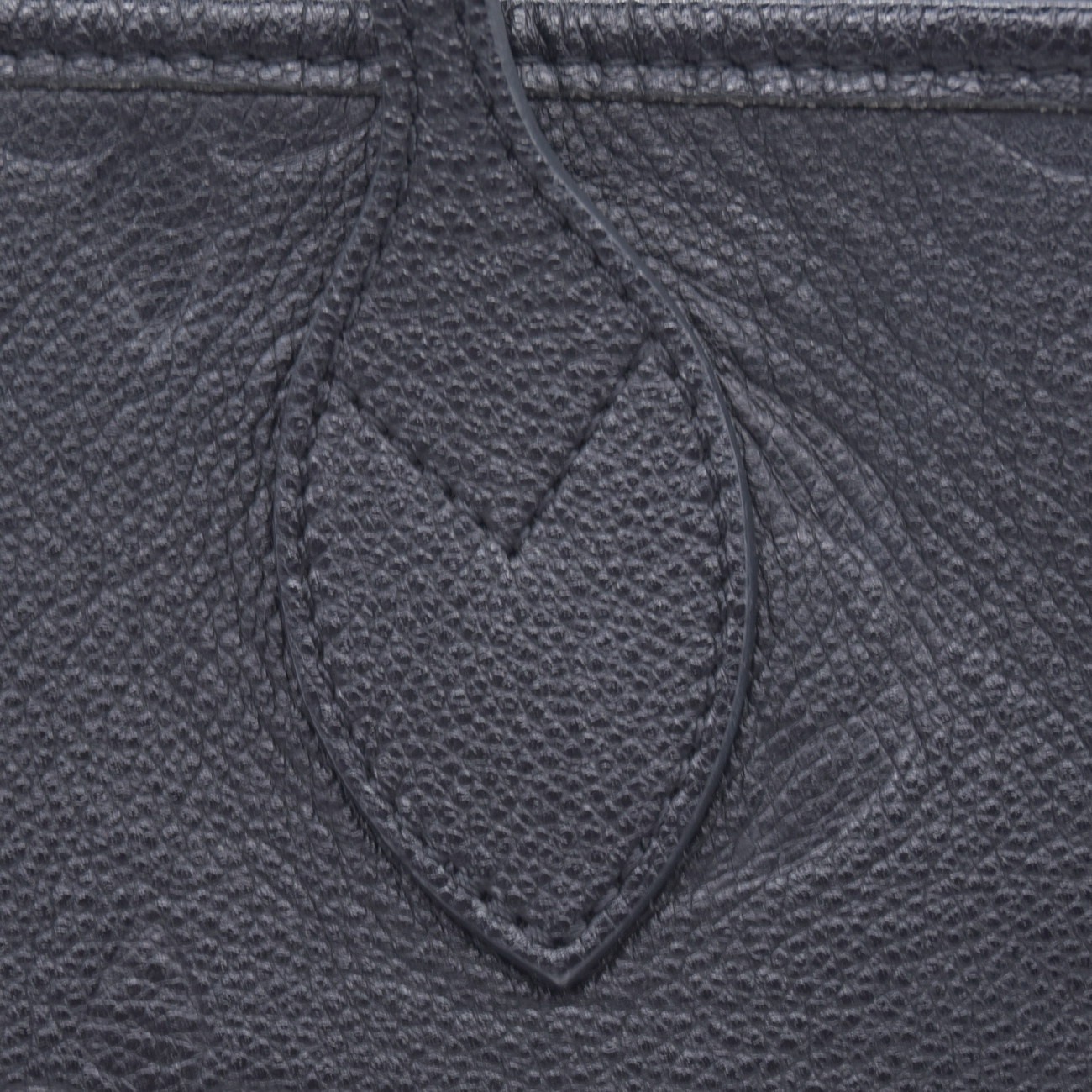 $3050 Louis Vuitton Empreinte Monogram Giant Neverfull MM Black FRANCE RFID
