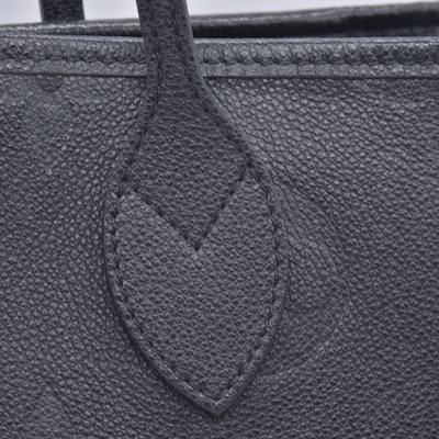 $3050 Louis Vuitton Empreinte Monogram Giant Neverfull MM Black FRANCE RFID