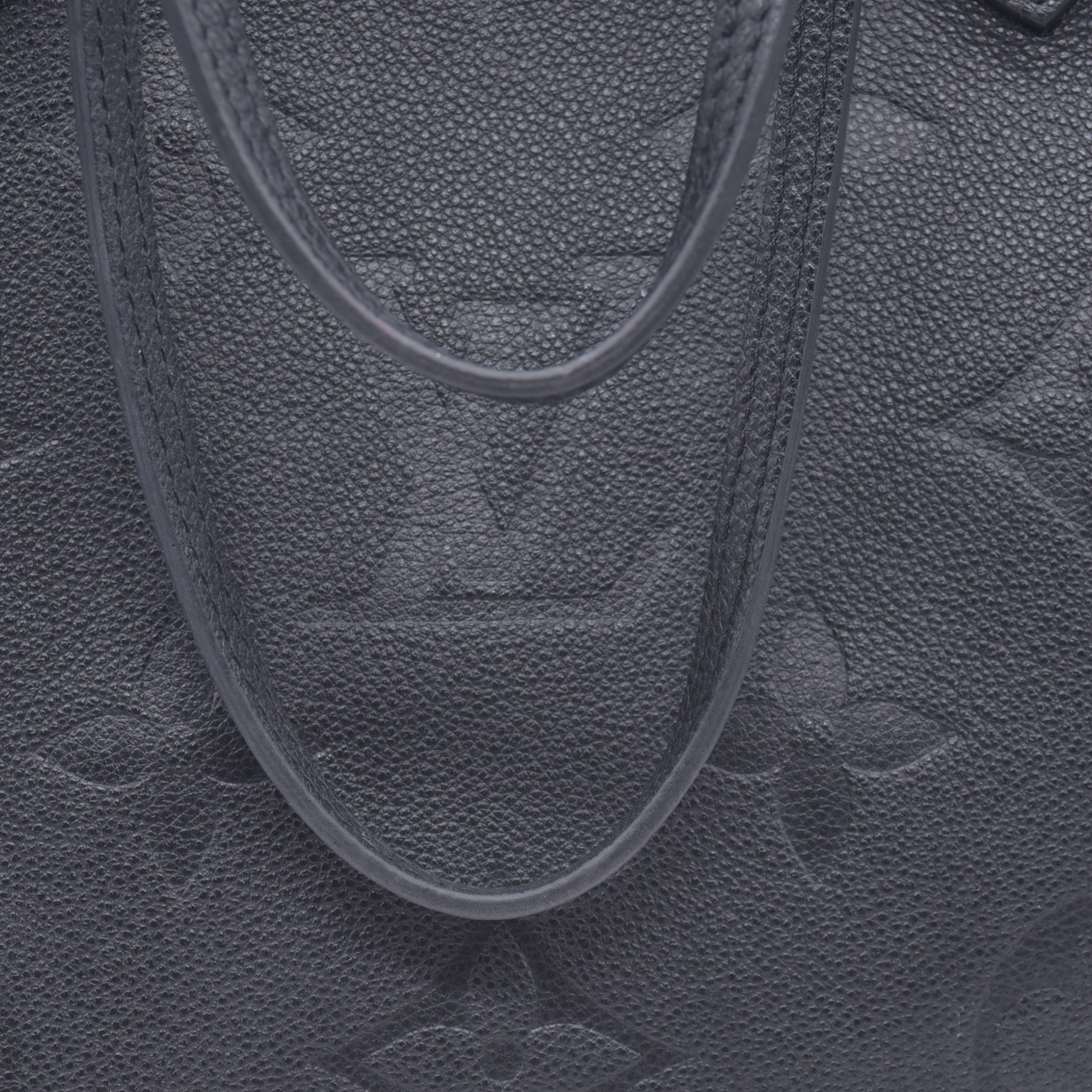 $3050 Louis Vuitton Empreinte Monogram Giant Neverfull MM Black FRANCE RFID
