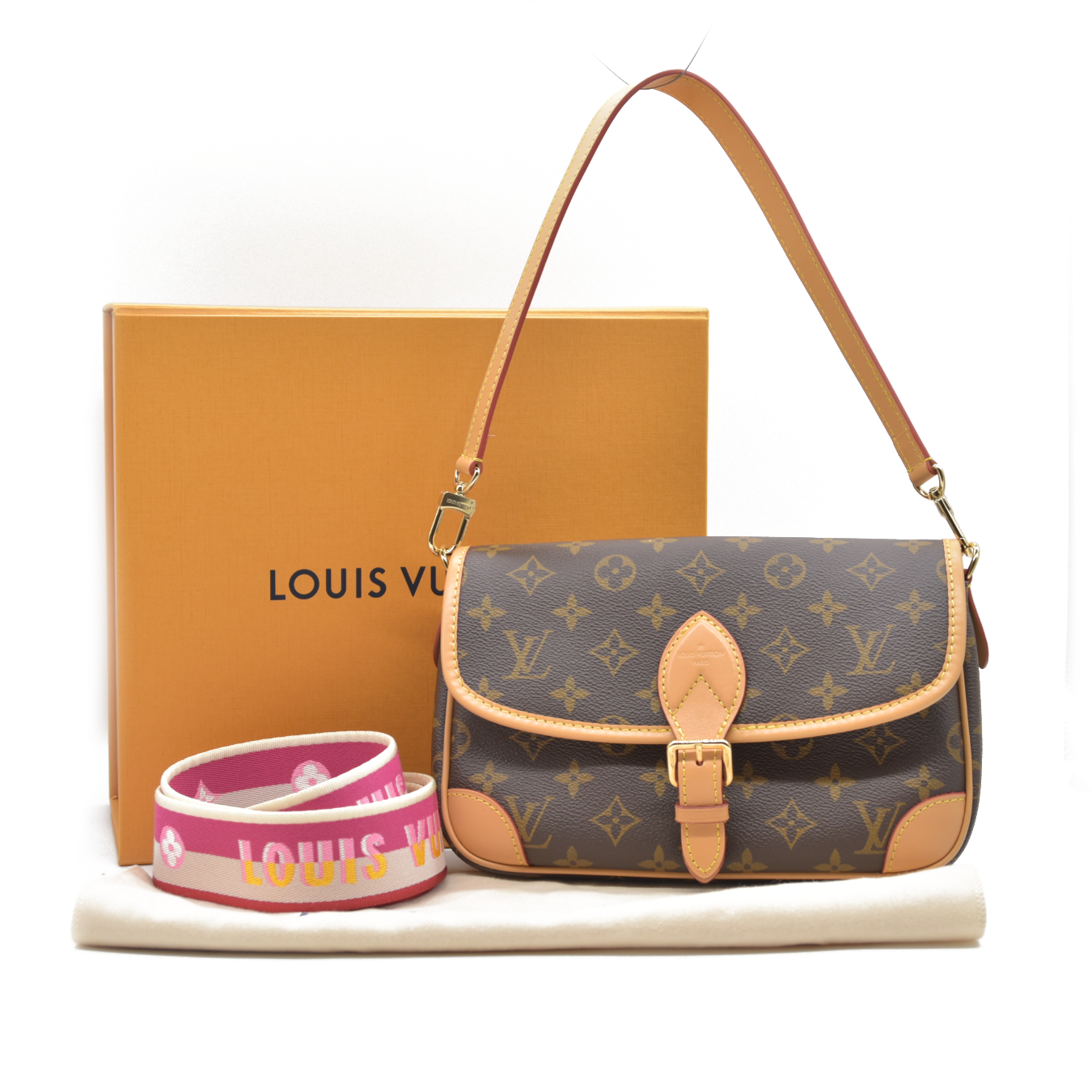 Louis Vuitton  Monogram Diane Fuchsia RFID