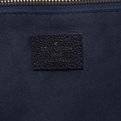 $3050 Louis Vuitton Empreinte Monogram Giant Neverfull MM Black FRANCE RFID