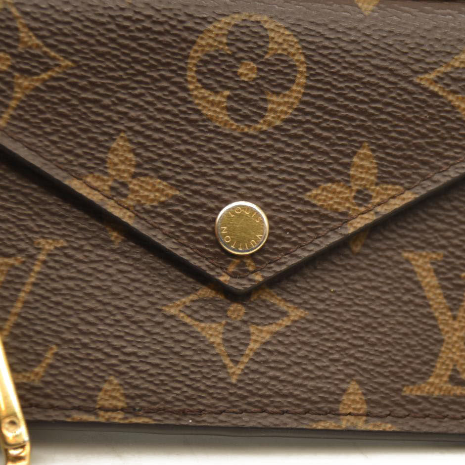 Louis Vuitton  Monogram Recto Verso Card Holder Black MI0231