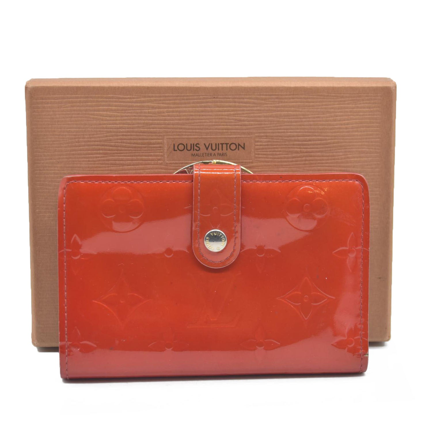 Louis Vuitton LV Monogram Vernis Patent Leather French Purse