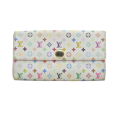 $850 Louis Vuitton Monogram Multicolor Sarah Long Wallet CONSIGNMENT