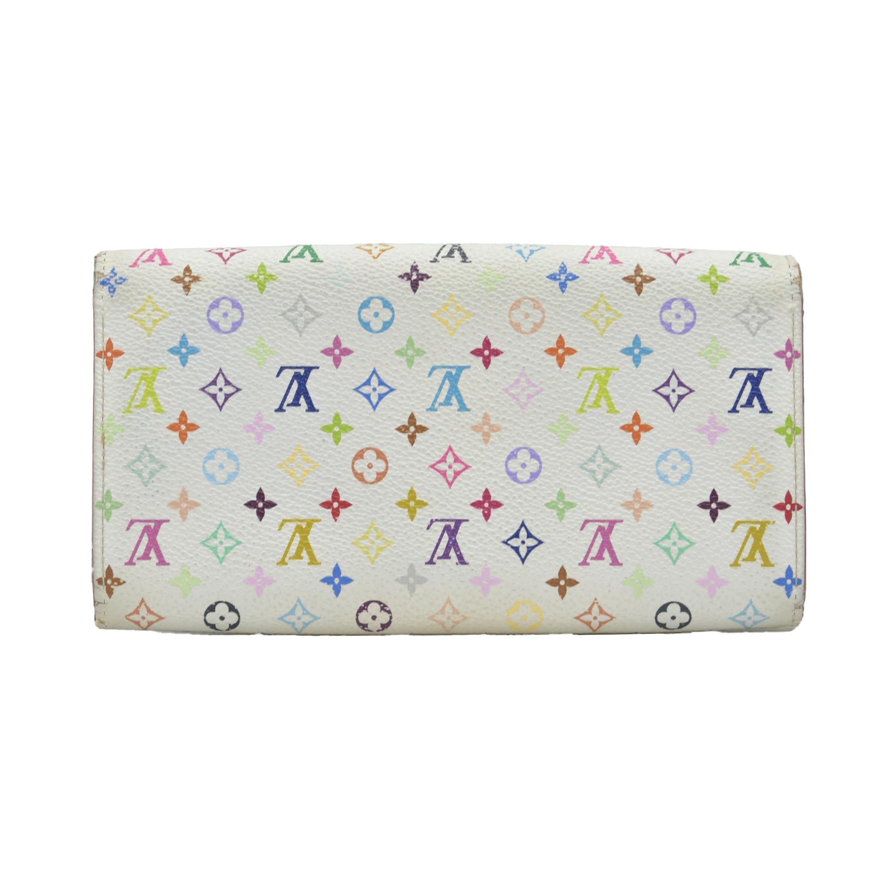 $850 Louis Vuitton Monogram Multicolor Sarah Long Wallet CONSIGNMENT
