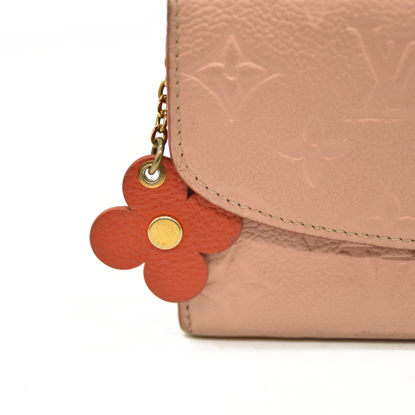 Louis Vuitton  Empreinte Bloom Flower Emilie Wallet Pink CA5118