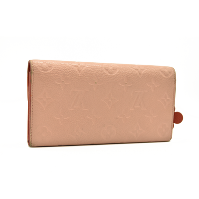 Louis Vuitton  Empreinte Bloom Flower Emilie Wallet Pink CA5118