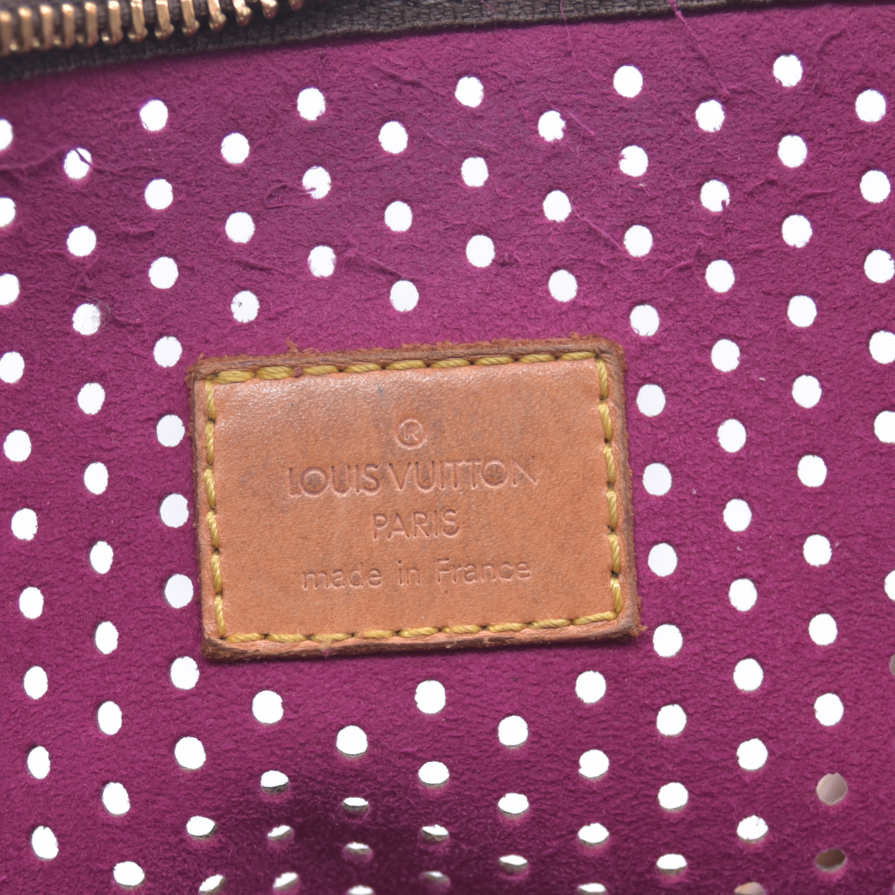 $2025 2006 Louis Vuitton Monogram Perforated Speedy 30 Fuchsia AR0026