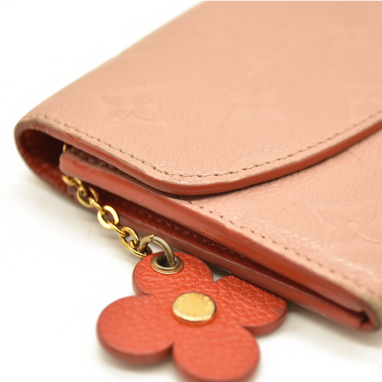 Louis Vuitton  Empreinte Bloom Flower Emilie Wallet Pink CA5118