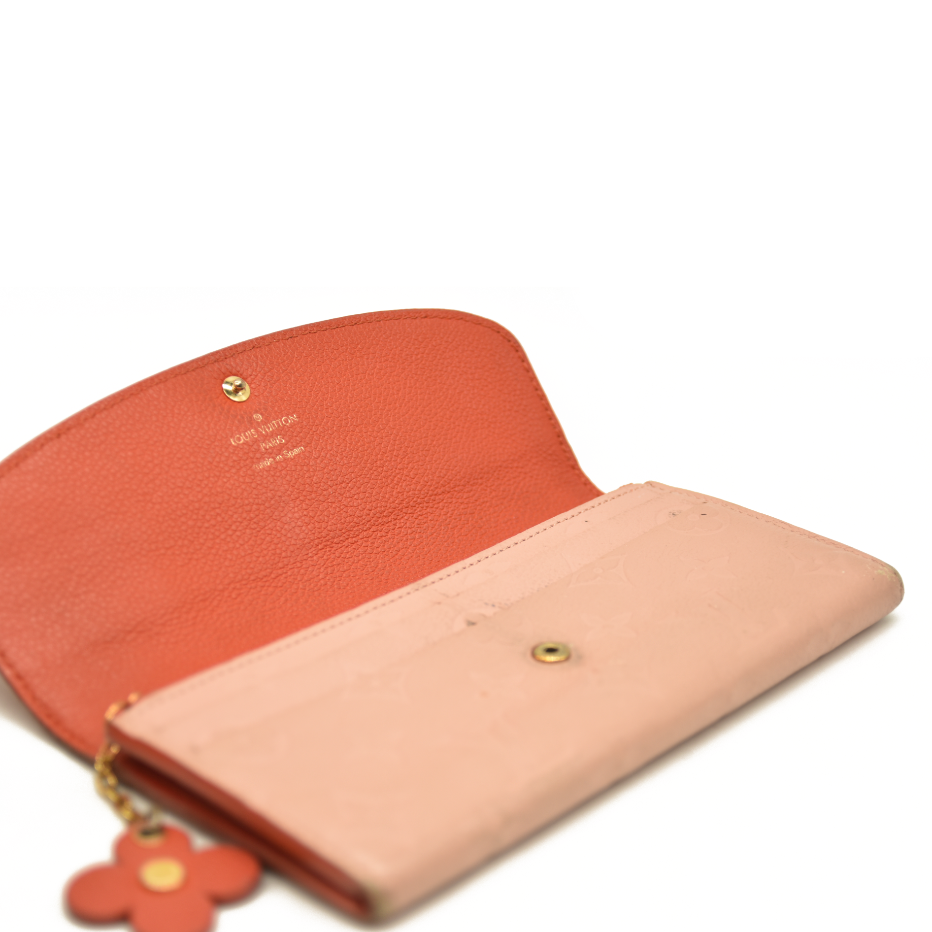 Louis Vuitton  Empreinte Bloom Flower Emilie Wallet Pink CA5118
