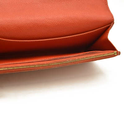 Louis Vuitton  Empreinte Bloom Flower Emilie Wallet Pink CA5118