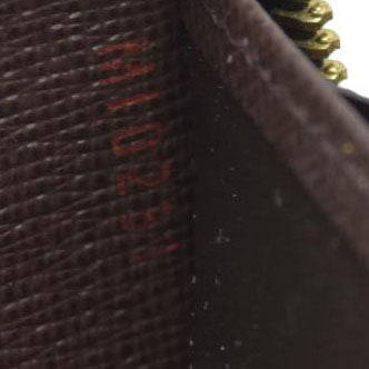 $915 2021 Louis Vuitton  Damier Ebene Zippy Wallet MI0231