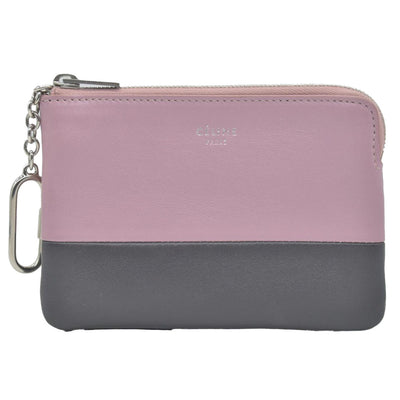 $540 Celine  2018 Bicolor Solo Key Pouch Wallet CONSIGNMENT