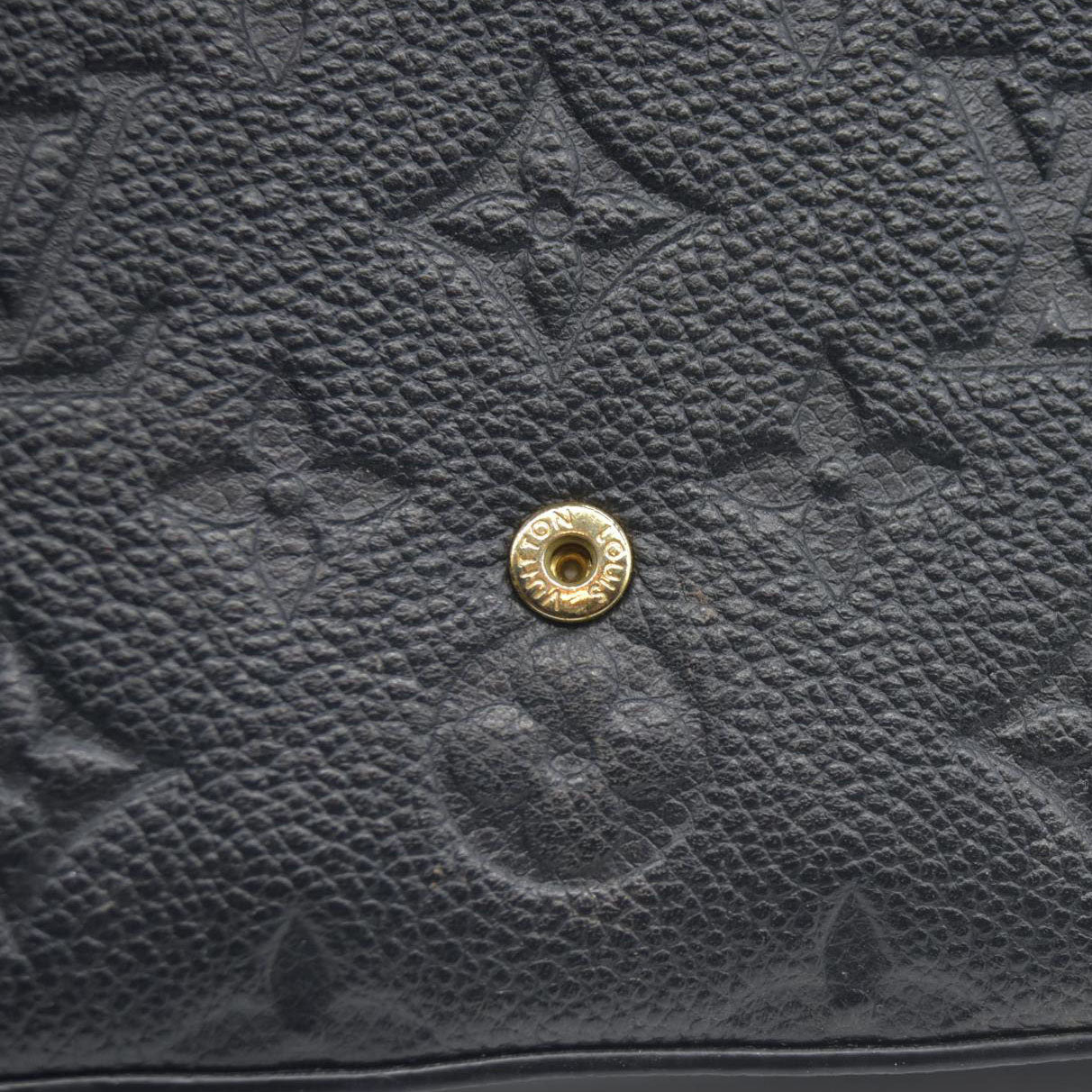 $1720 Louis Vuitton LV Monogram Pochette Félicie Black