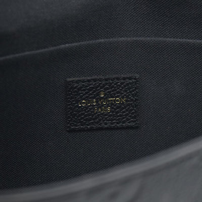 $1720 Louis Vuitton LV Monogram Pochette Félicie Black