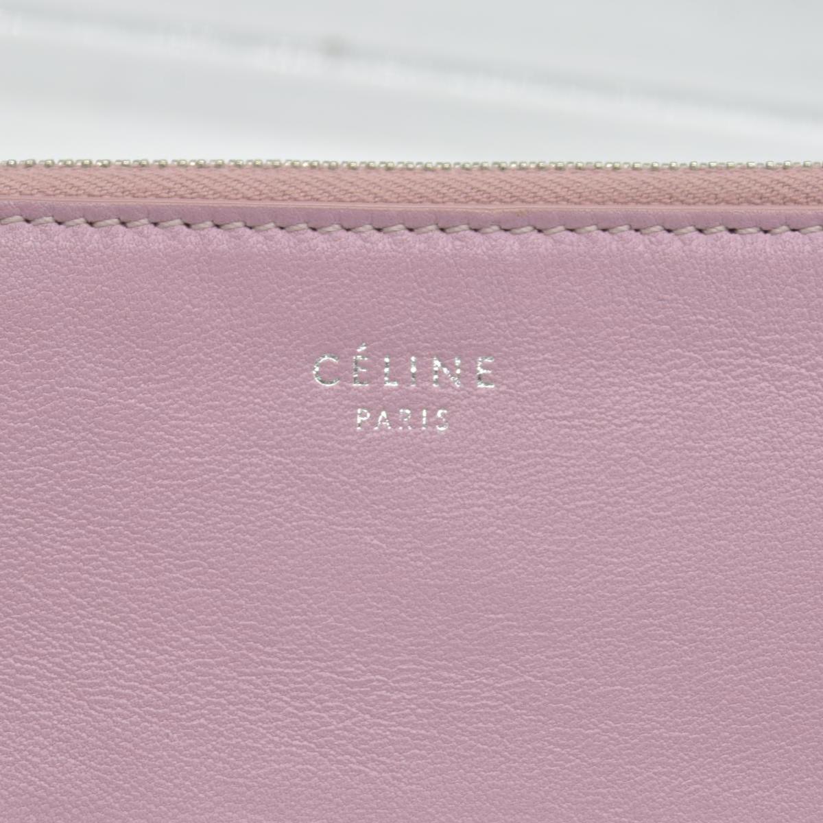 $540 Celine  2018 Bicolor Solo Key Pouch Wallet CONSIGNMENT