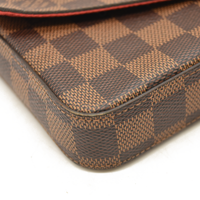 Louis Vuitton  Damier Ebene Pochette Felicie Chain Wallet SF1129