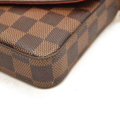 Louis Vuitton  Damier Ebene Pochette Felicie Chain Wallet SF1129