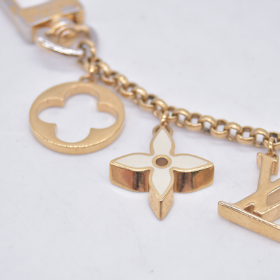 $675 2014 Louis Vuitton  Fleur De Monogram Bag Charm & Key Holder