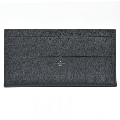 $1720  LOUIS VUITTON  Epi Pochette Felicie Black Noir Card Holder Pouch