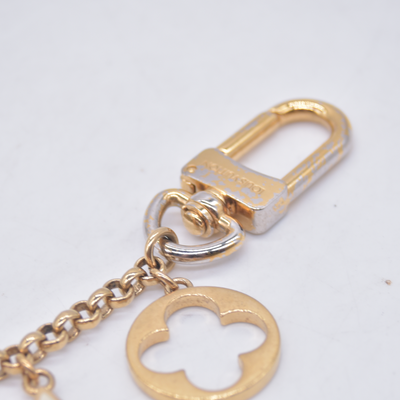 $675 2014 Louis Vuitton  Fleur De Monogram Bag Charm & Key Holder