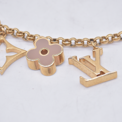 $675 2014 Louis Vuitton  Fleur De Monogram Bag Charm & Key Holder