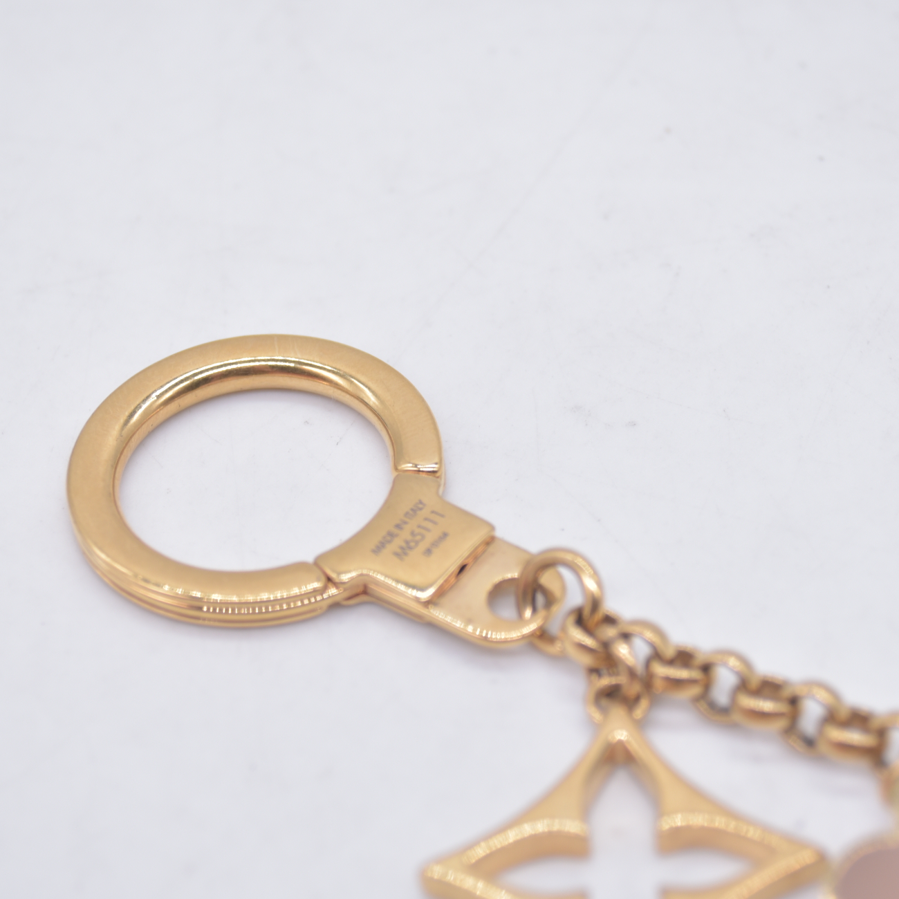 $675 2014 Louis Vuitton  Fleur De Monogram Bag Charm & Key Holder